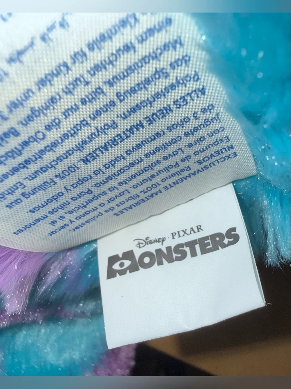 Disney & Pixar Monsters, Inc. Sulley Plush from Build-A-Bear Workshop, 18”, EUC